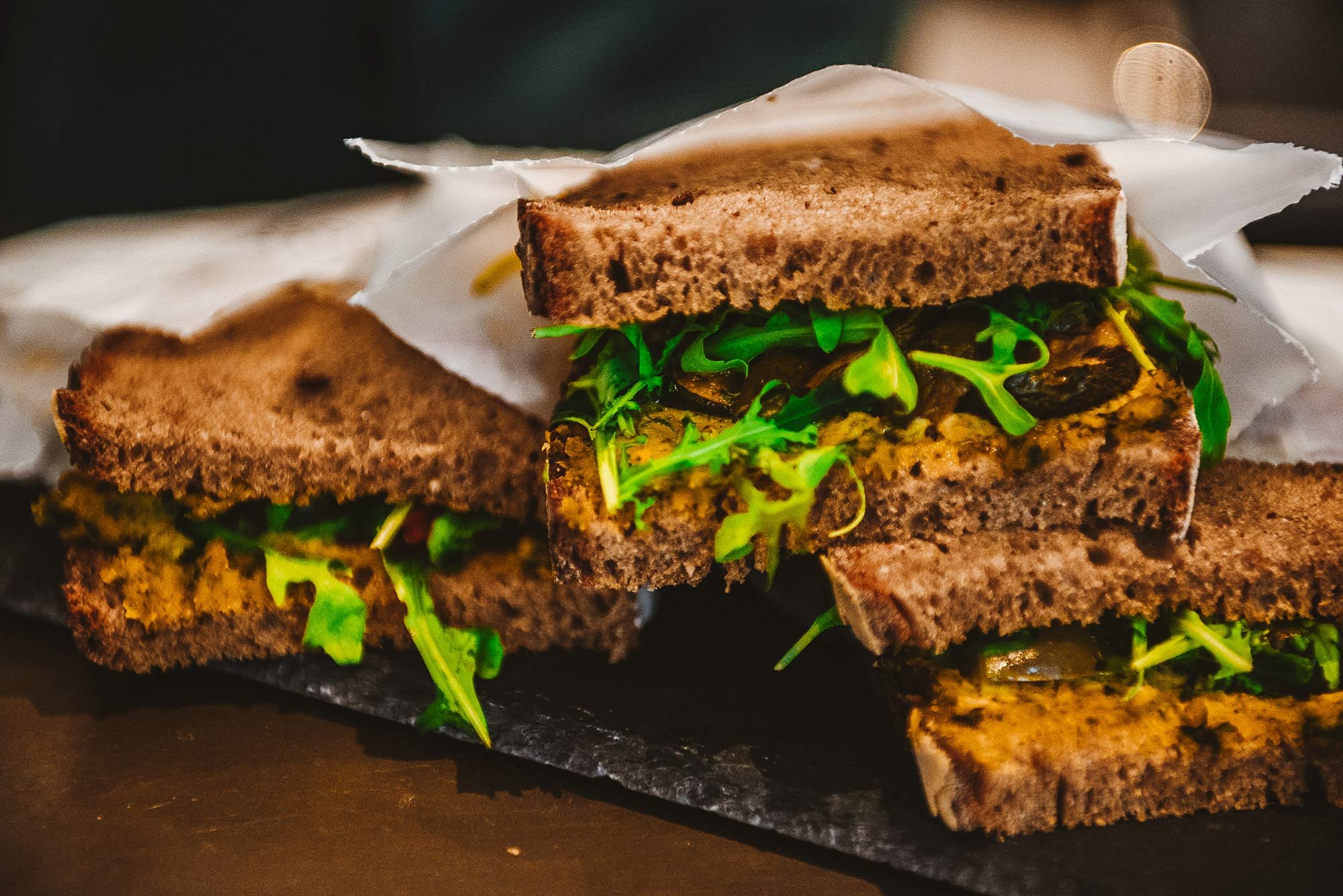 Tramezzini vegetariani