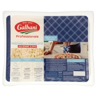 Galbani Professionale Mozzarella Fiordilatte Julienne 2,5 Kg