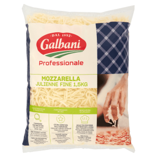 Galbani Professionale Mozzarella Julienne Fine 1,5 Kg