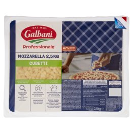 Galbani Professionale Mozzarella Cubetti 2,5 kg