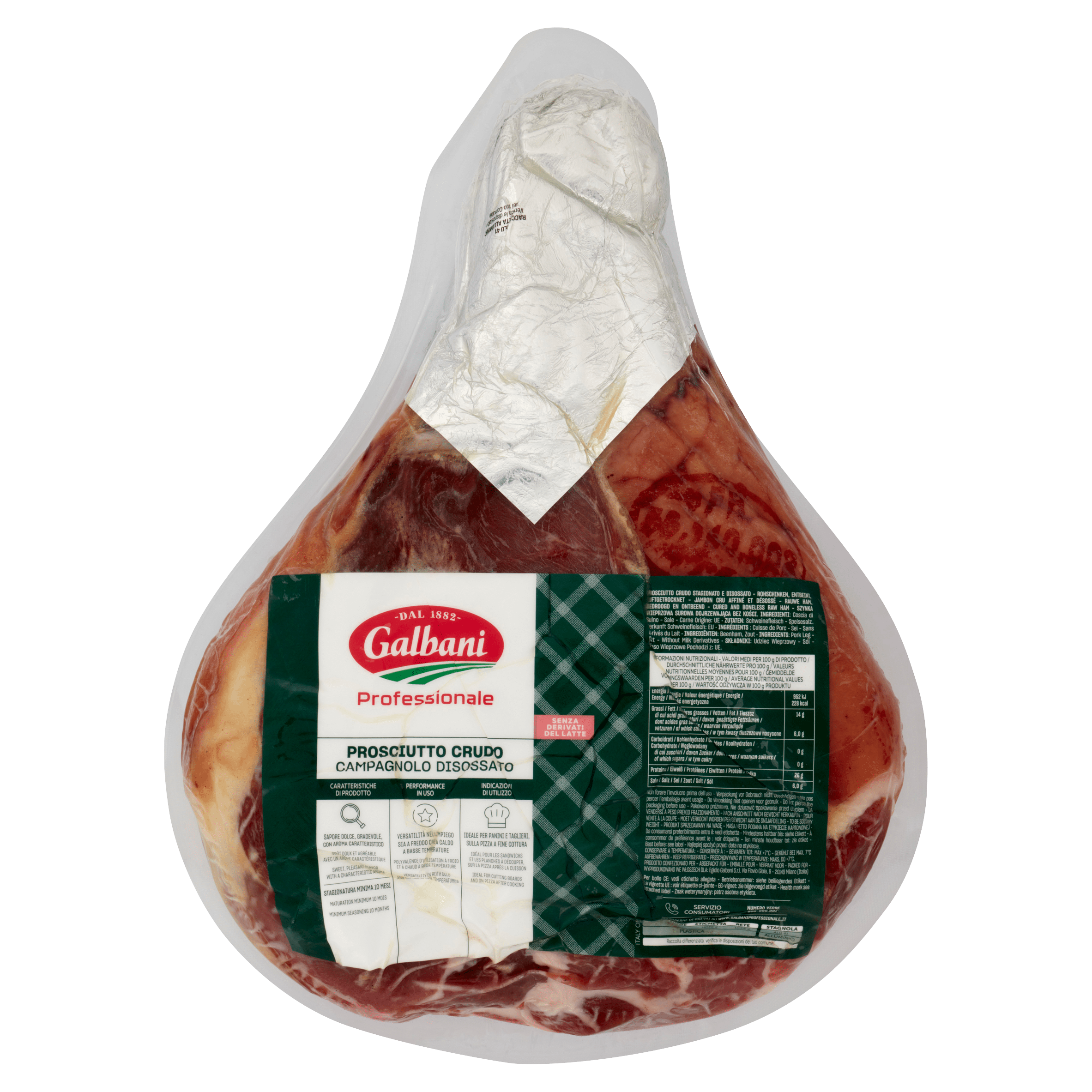 Galbani Professionale Prosciutto Crudo Campagnolo Disossato