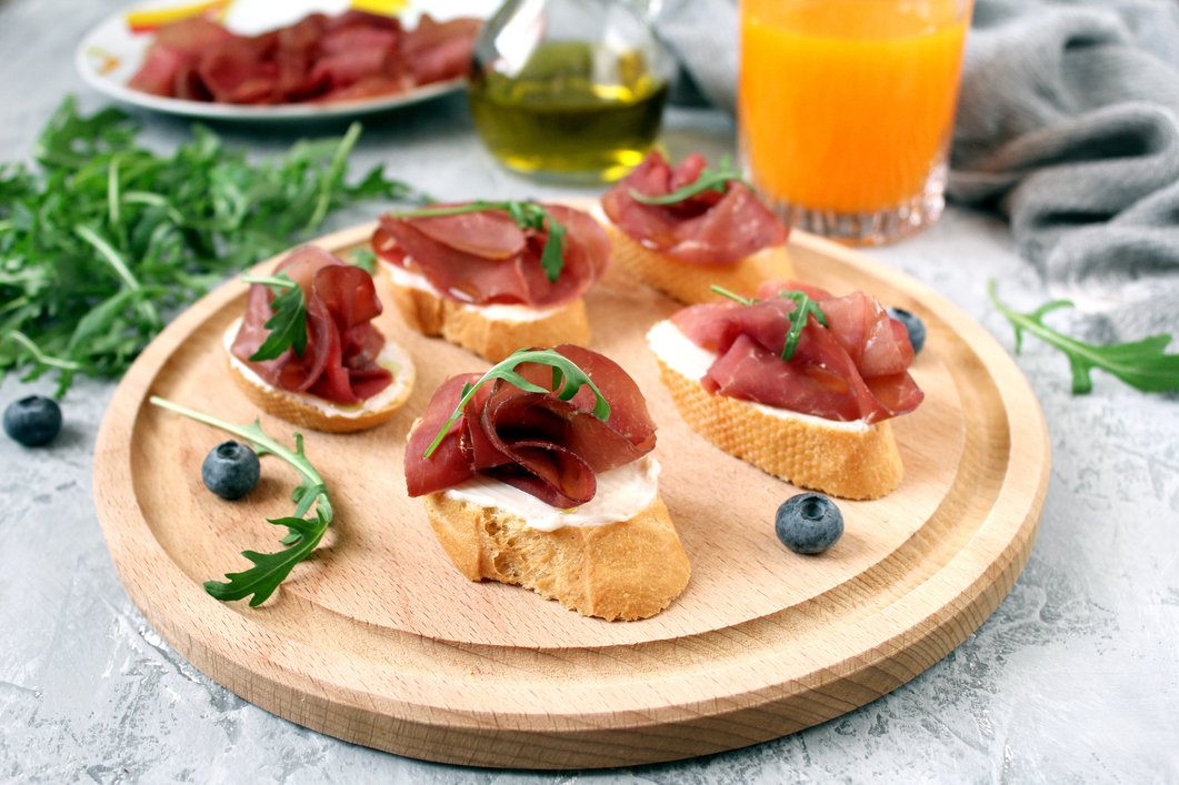 Tramezzini con mozzarella